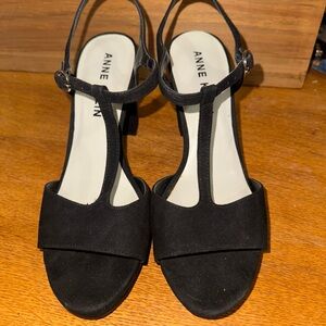 Anne Klein Elegant Black Sandals